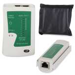 Tester do kabli sieciowych sieciowy rj45 rj11 etui