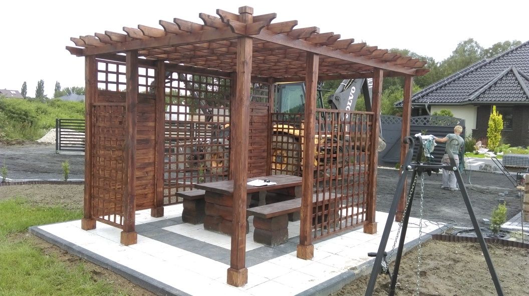 Pergola Altana Drewutnia Patio Markiza Wiata