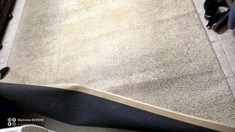 Carpete grande usada