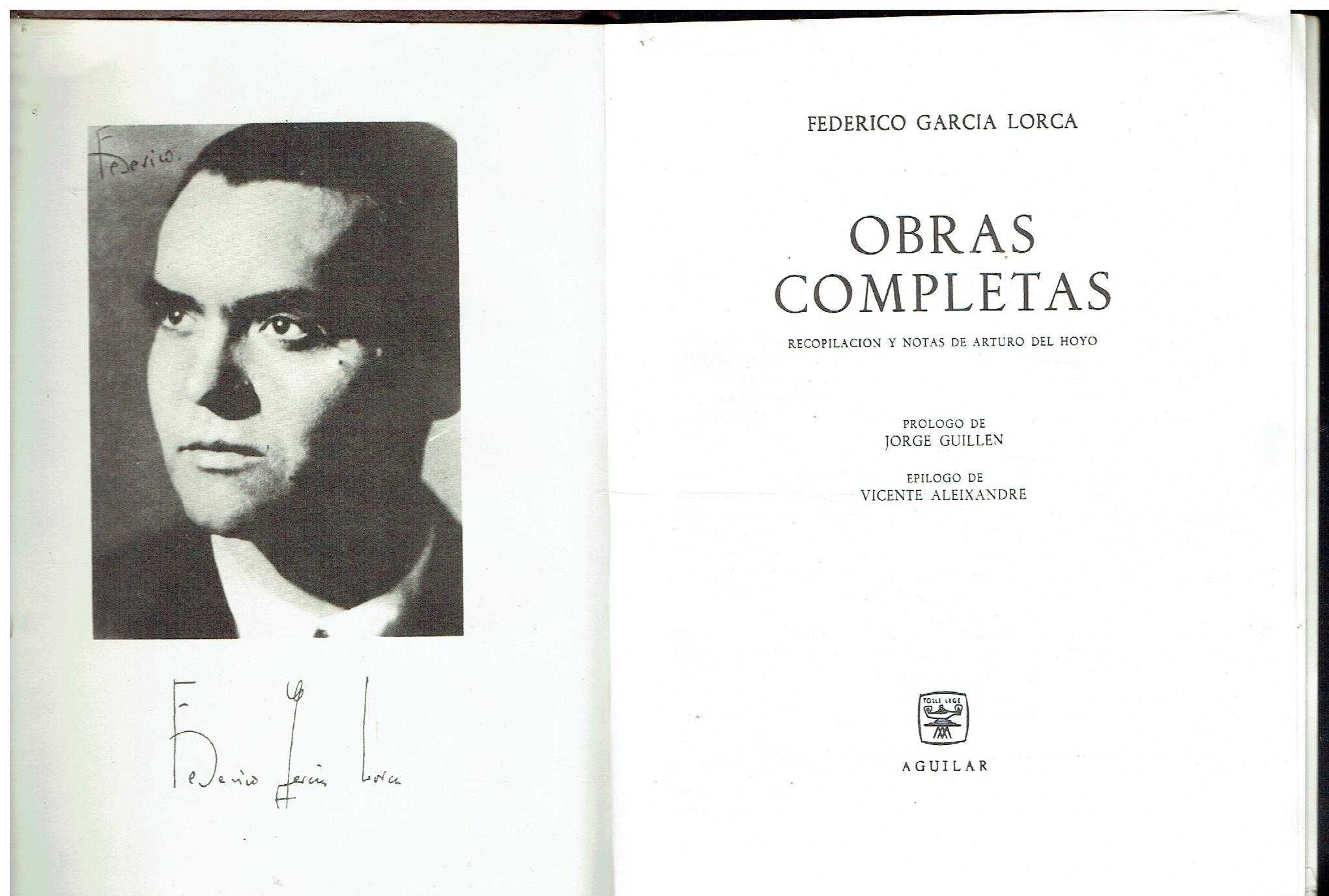 11398

Obras Completas 
de Frederico Garcia Lorca