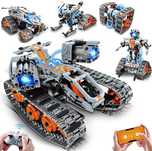 INSOON 5w1 Technic Robot z LED, App & Pilotem, 604 Elementy