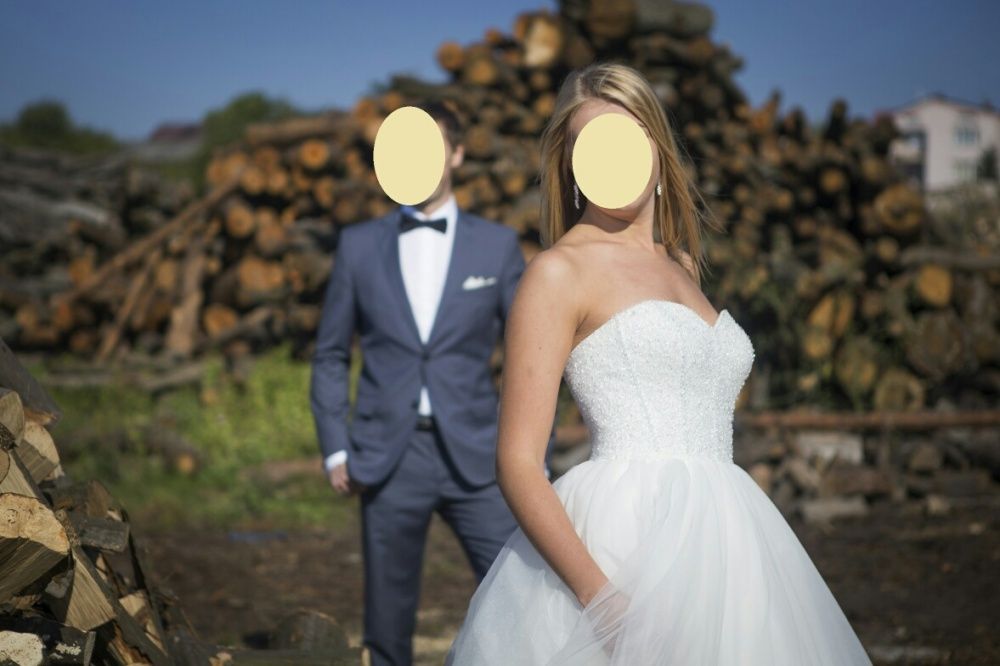 Suknia ślubna z salonu AmyLove rozmiar 38, 173 + 8 cm