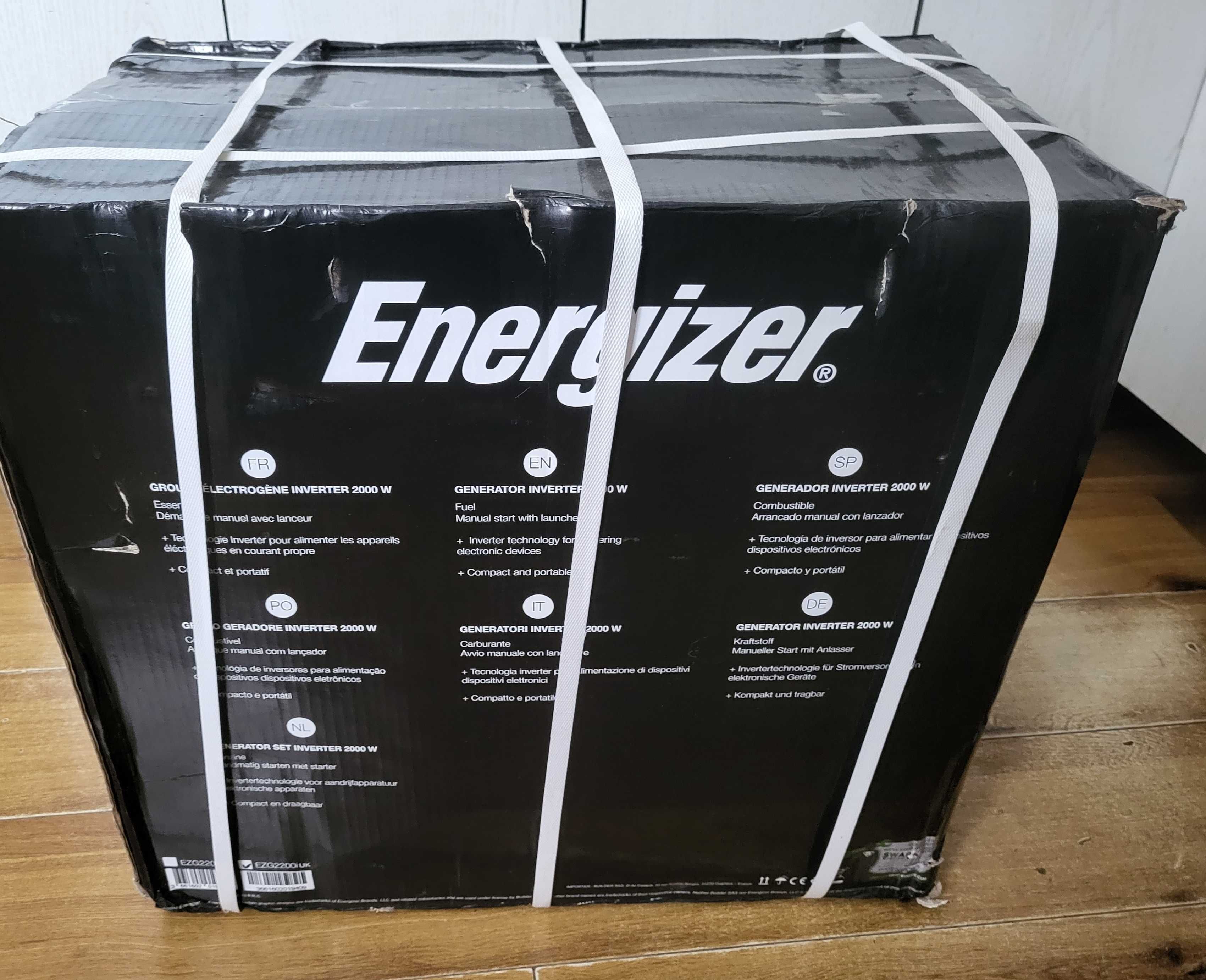 Генератор ИНВЕРТОРНЫЙ  Energizer  EZG2200IUK Новый . 2.2 Квт,