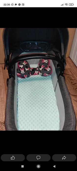 Gondola cybex priam 1.0 Manhattan Grey szara