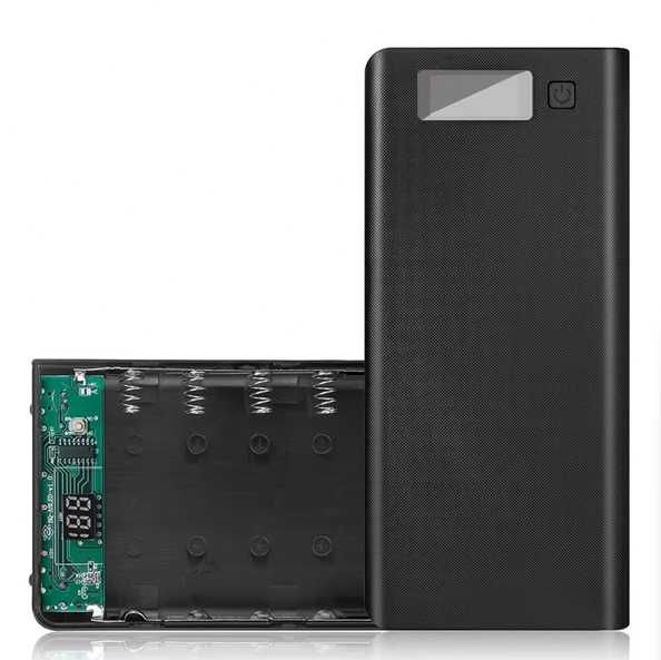 Powerbank - akumulatorki 8x 18650 - cyfrowe wskazanie - obudowa