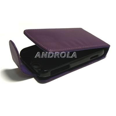 Futerał skórzany HTC Wildfire G8 sligo fiolet