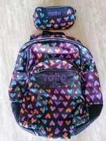 Mochila escolar TOTTO com estojo