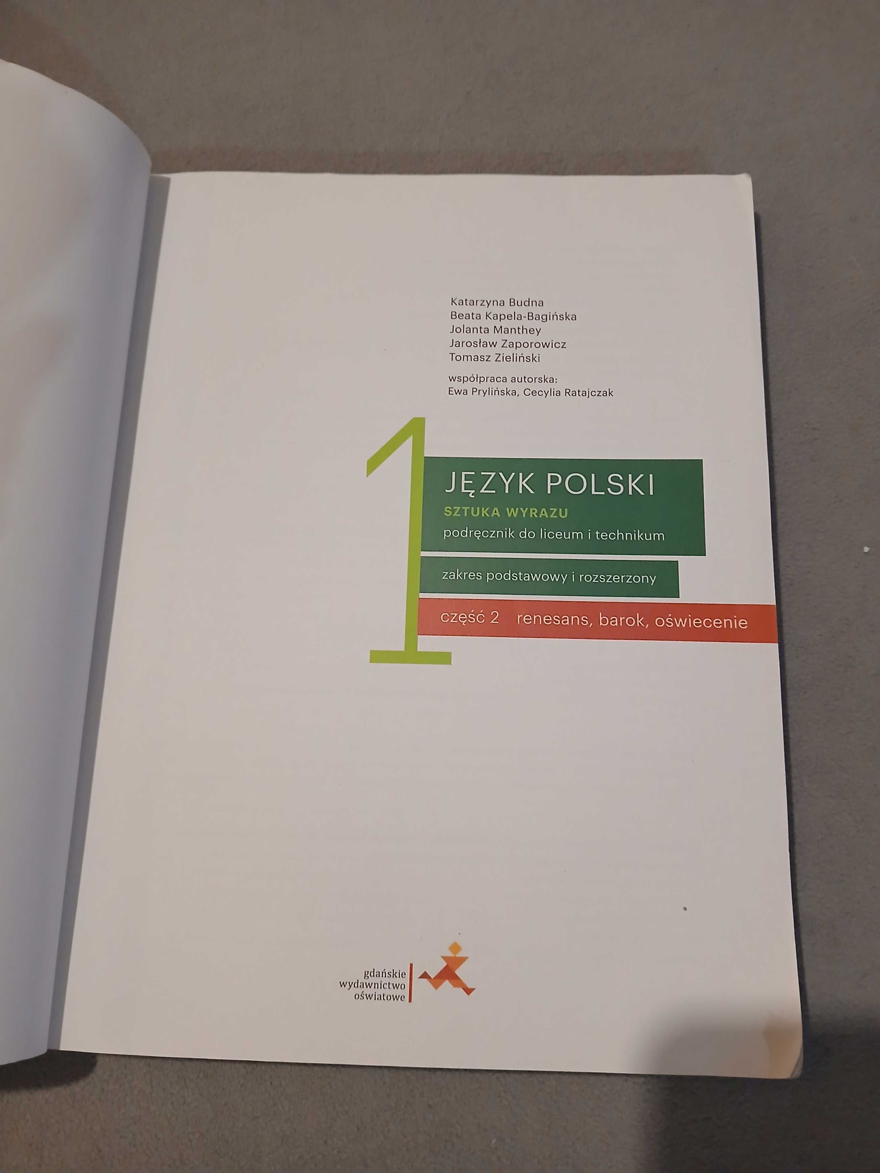 Język polski 1 część 2 renesans, barok, oświecenie
