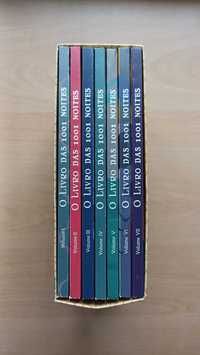Livro " As 1001 noites" completo em 7 volumes