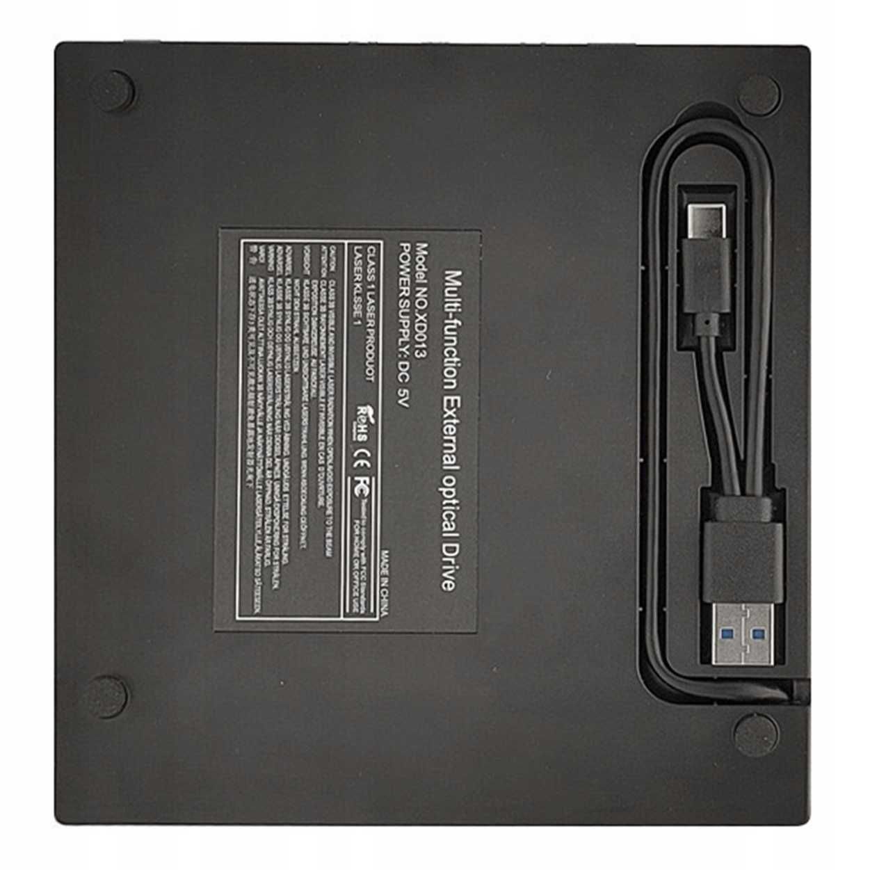 Nagrywarka Zewnętrzna DVD USB-C HUB USB 3.2 Czytnik Kart RGB NOWA