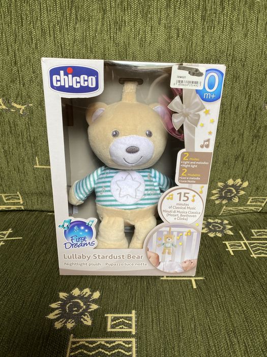 Nowy Chicco Muzyczny Miś z lampką (Chicco Lullaby Stardust Bear)