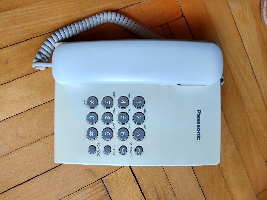 Telefon stacjonarny Panasonic KX-TS500PDW
