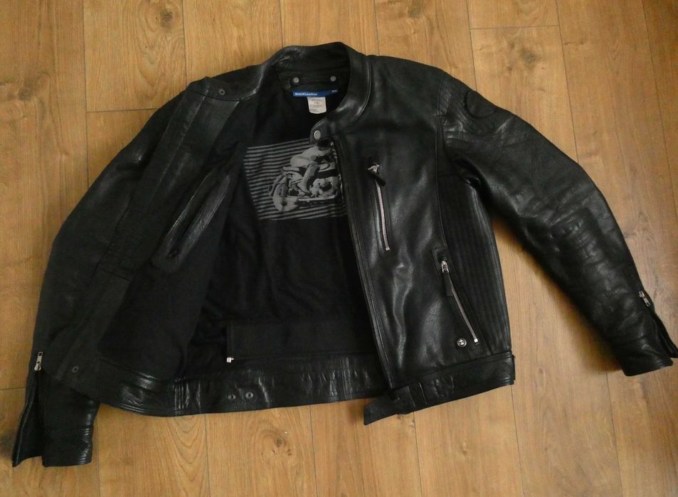 Kurtka skórzana męska BMW motorrad CLUB skóra PILOTKA rozm L/XL