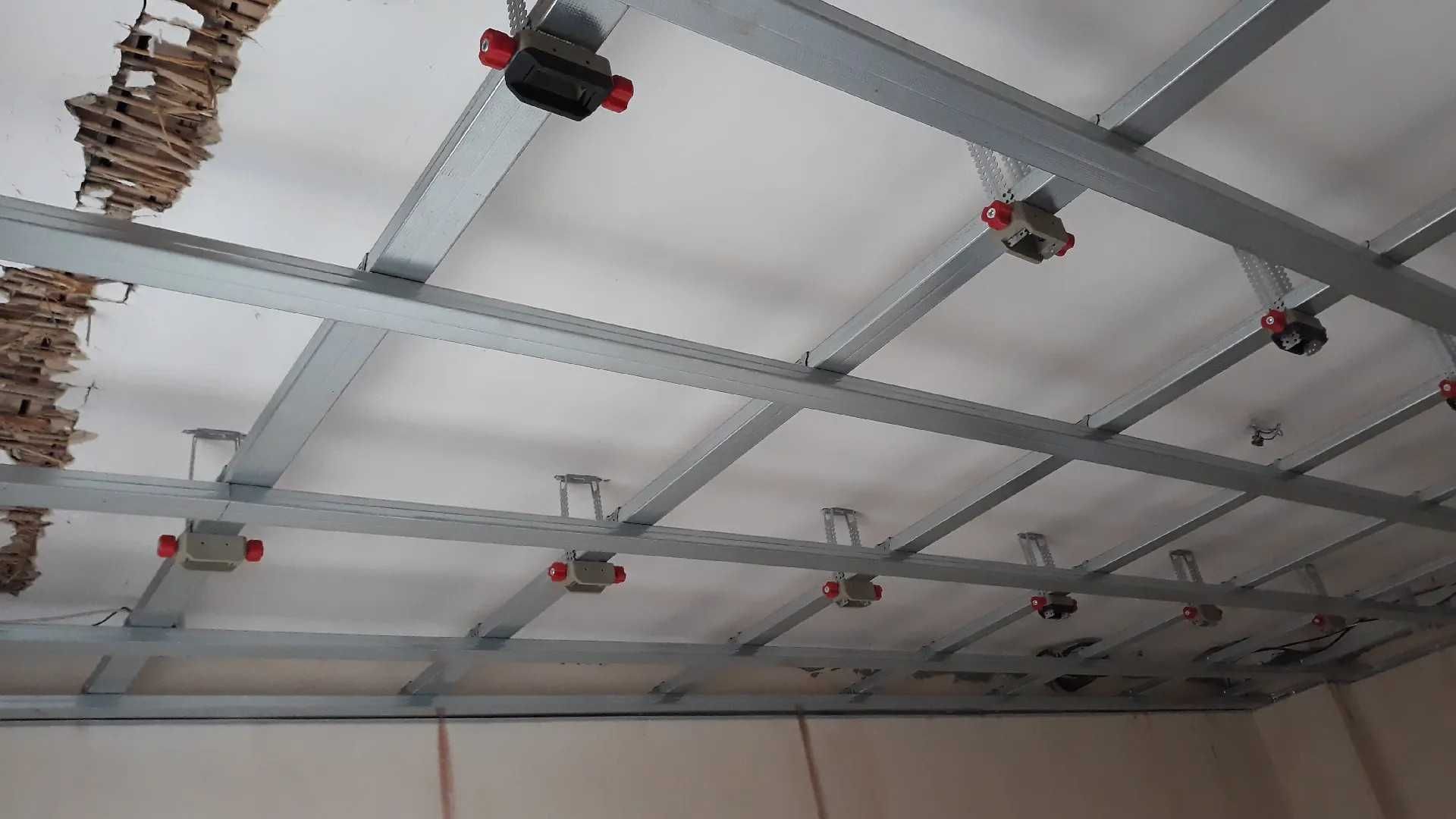 System poziomujący do sufitów podwieszanych z płyt Gips - Karton