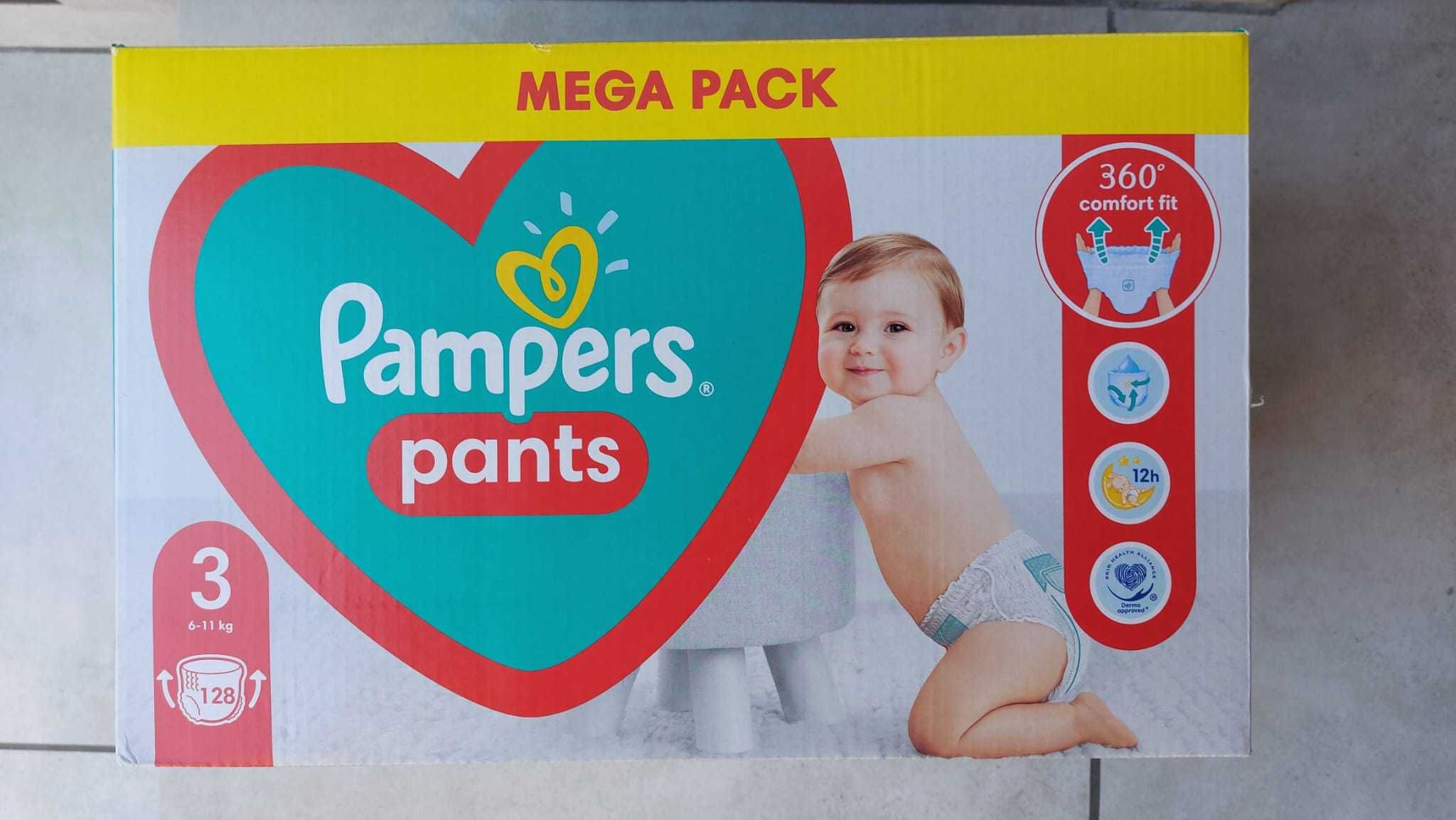 Pieluchomajtki Pampers Pants 3 128szt.