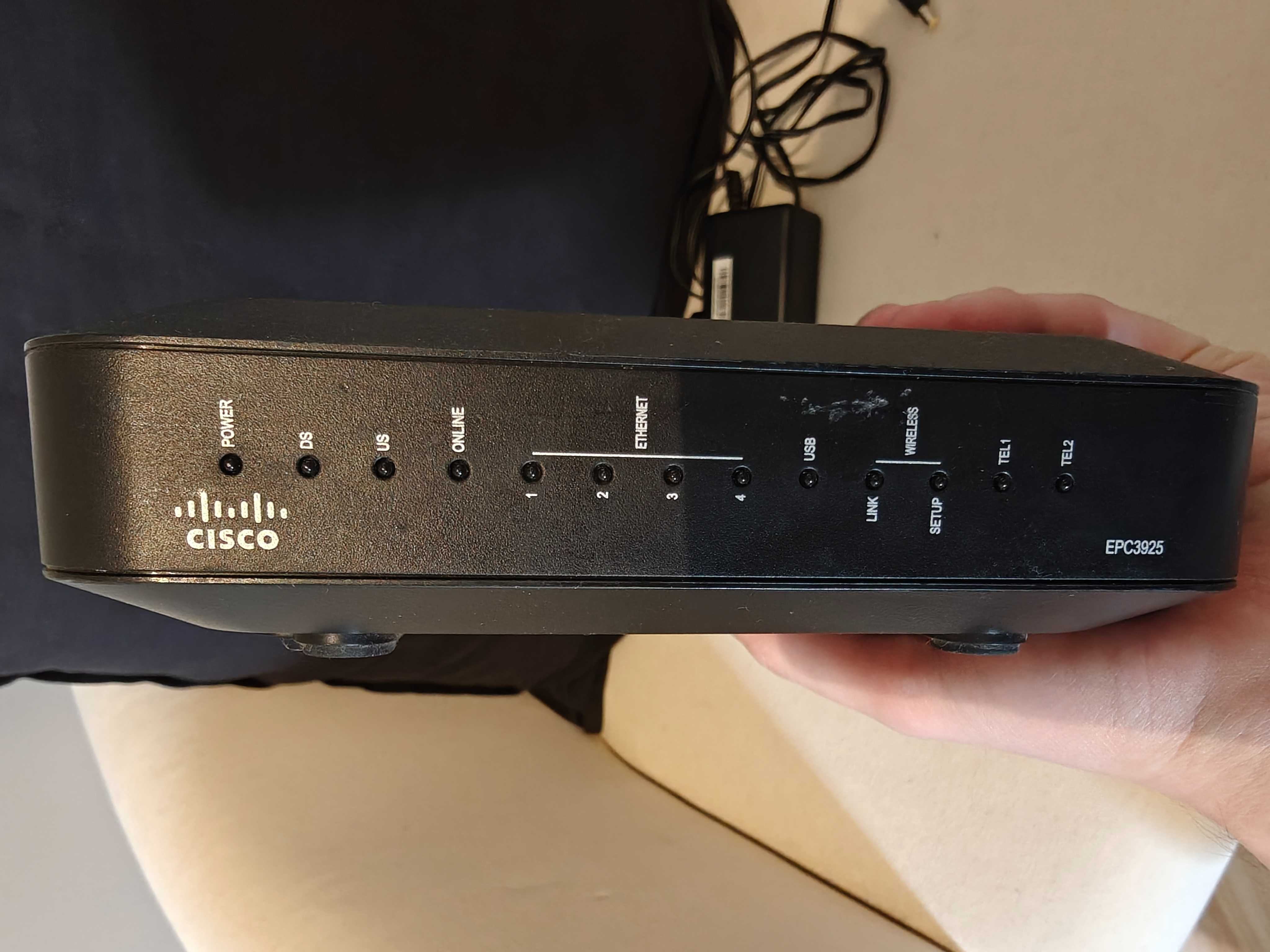 Modem Cisco EPC3925 WiFi Router Kablowy DOCSIS 3.0 UPC/Vectra