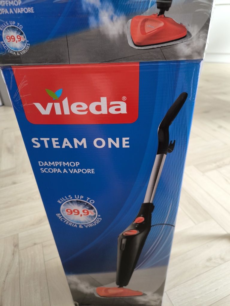 Vileda mop parowy STEAM ONE nowy!!