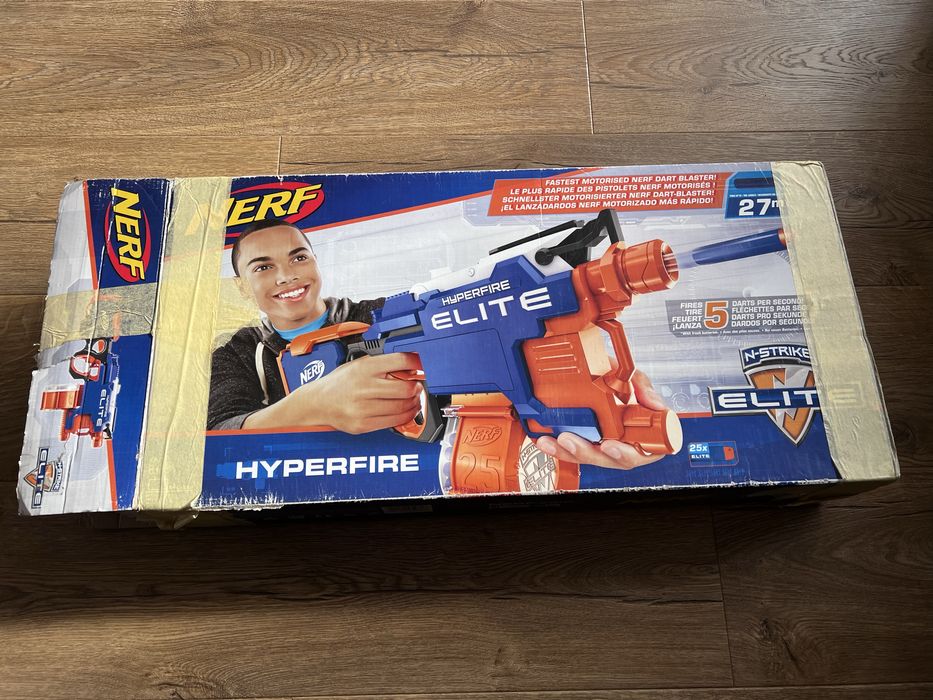 Karabin nerf hyperfire elite elektryczny plus magazynek