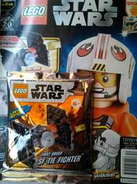 Dwa zabytkowe numery gazetki Star Wars Lego z Klockami