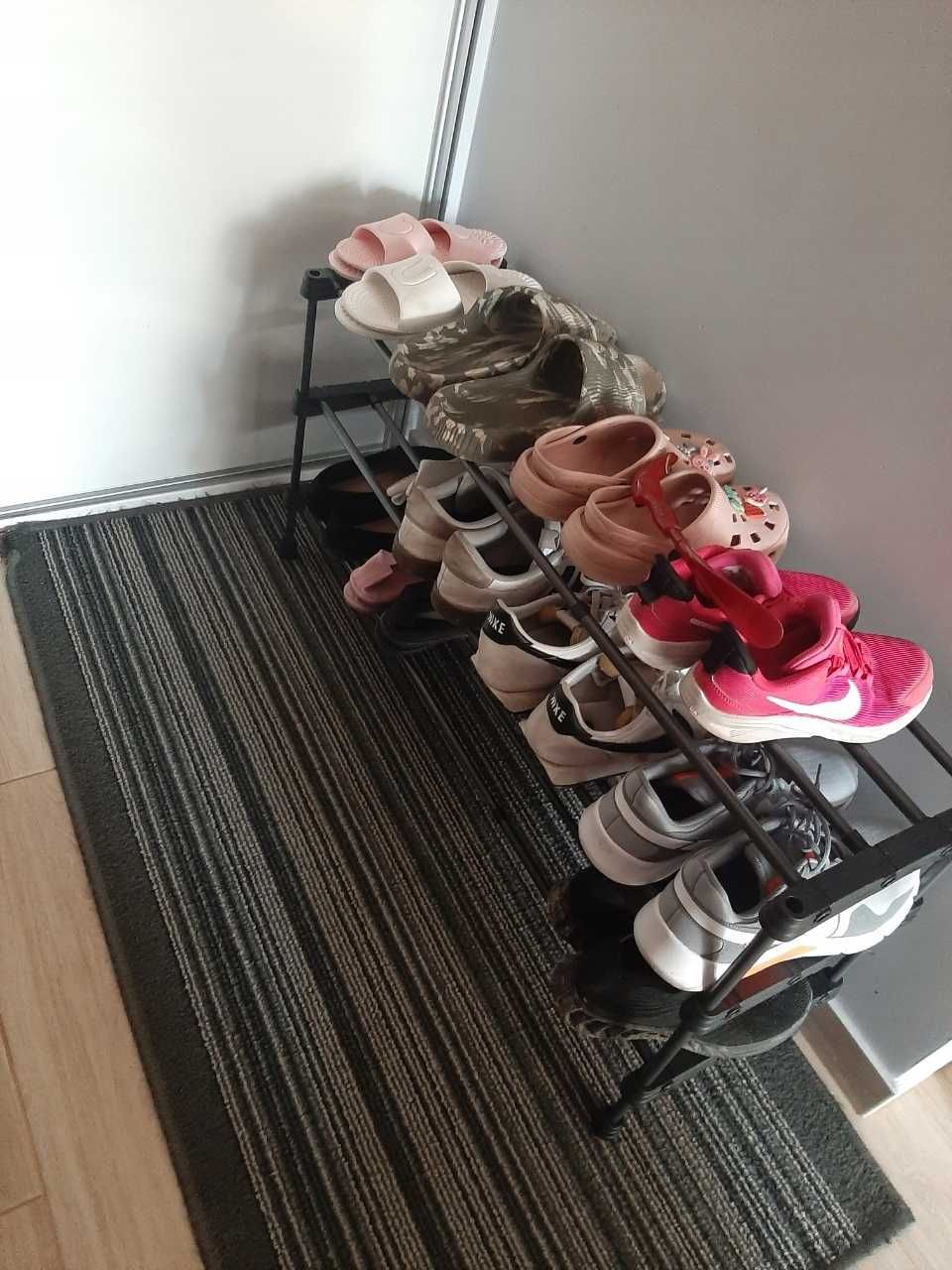 NOWY Regał Na Buty Rozsuwany Organizer Półki Regulowana Szerokość