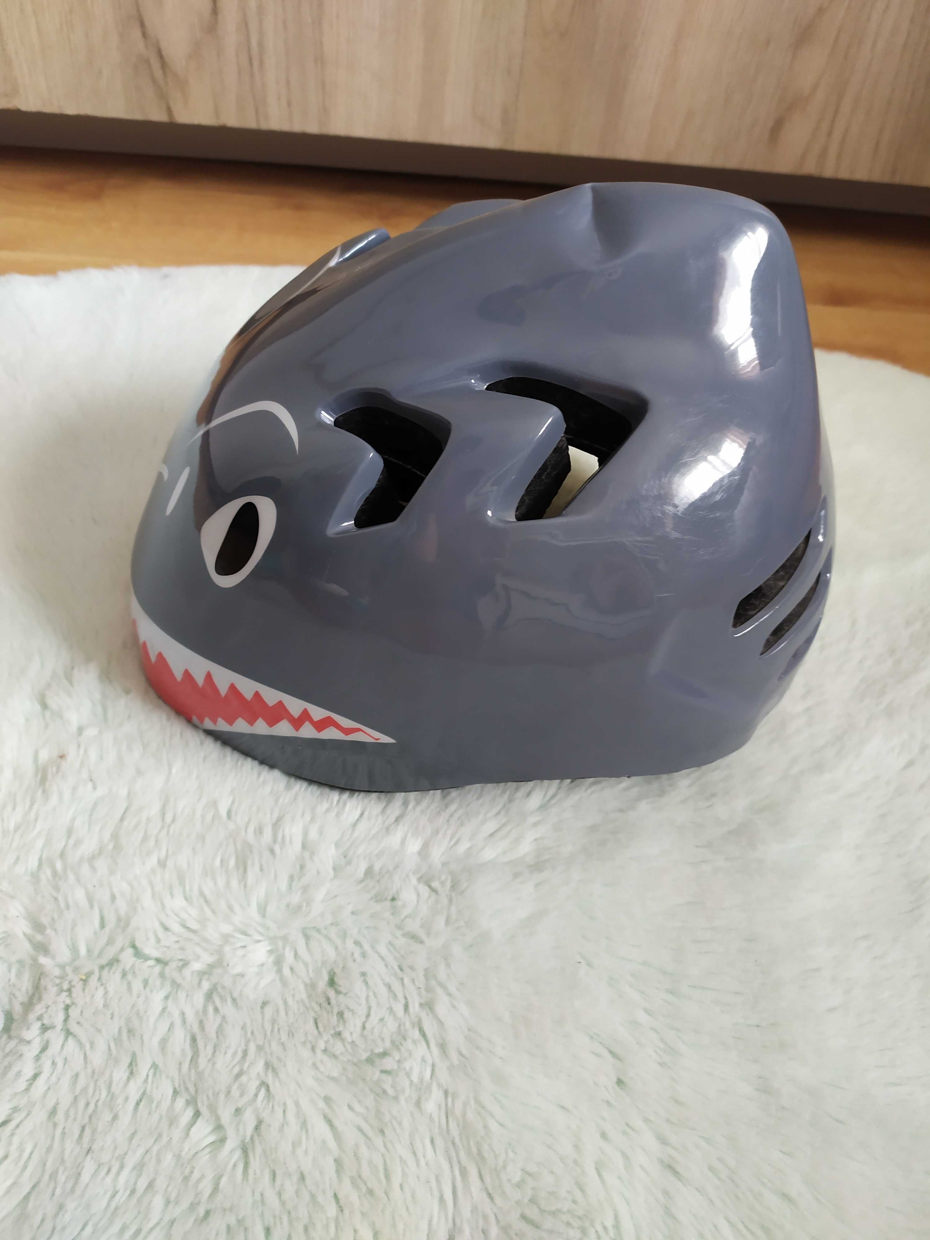 Kask rowerowy rekin dla dziecka, rozmiar 48-54