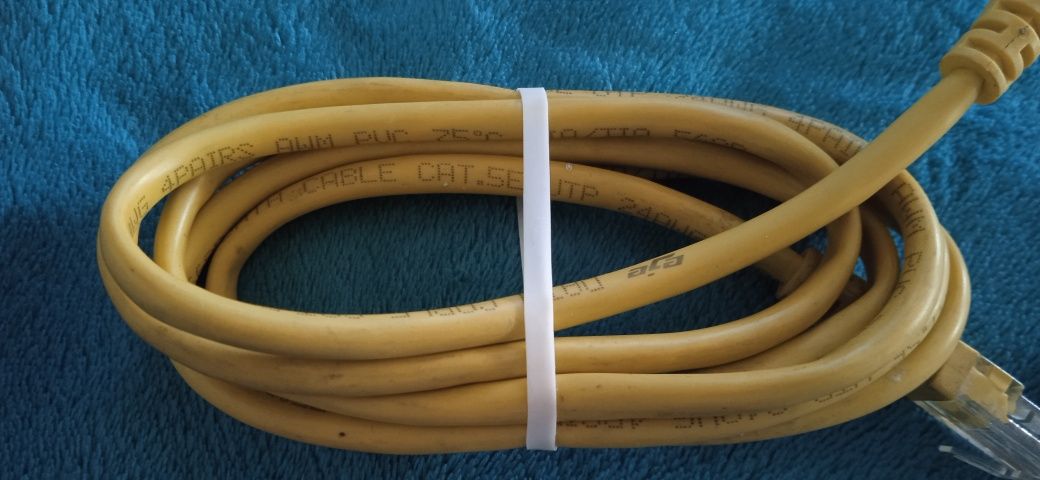 Интернет-кабель/ Патч корд UTP 1,80 м CAT5e 24 AWG / 4P AWМ 75 ° C