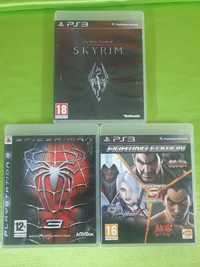 Jogos ps3  - The Elder Scrolls V Skyrim. Fighting edition.Spider man 3