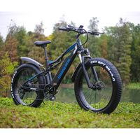 Bicicleta Elétrica Fatbike Suspensão dupla - 1000W - PROMOÇÃO