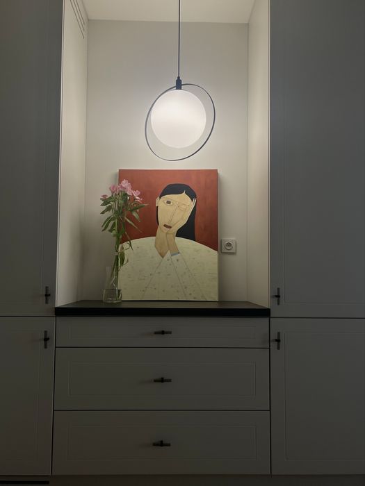 Duży obraz własnoręcznie malowany 60 x 80 cm. Abstrakcyjny obraz