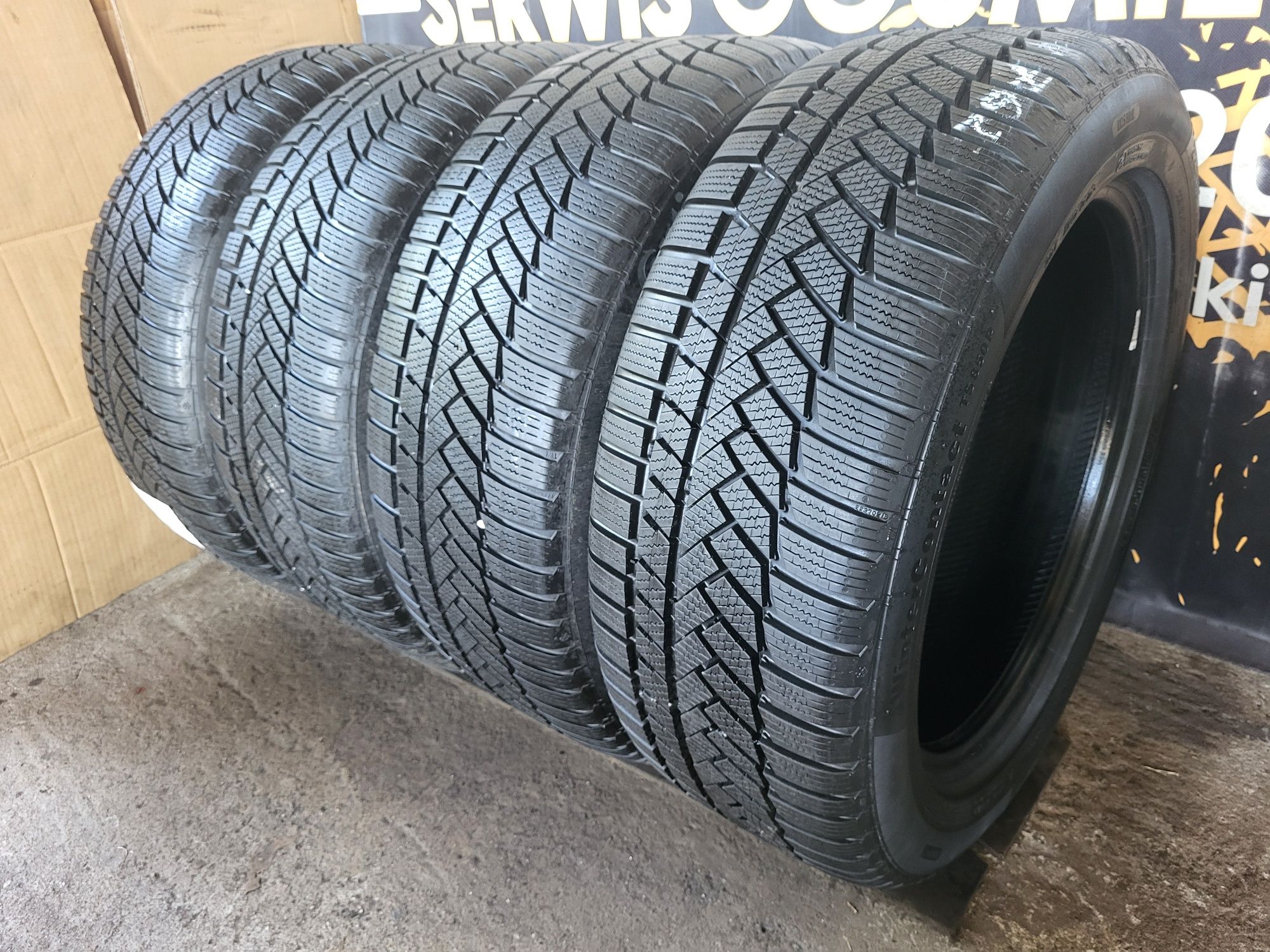 Opony zimowe 225/50/17 Continental 7/7,7mm