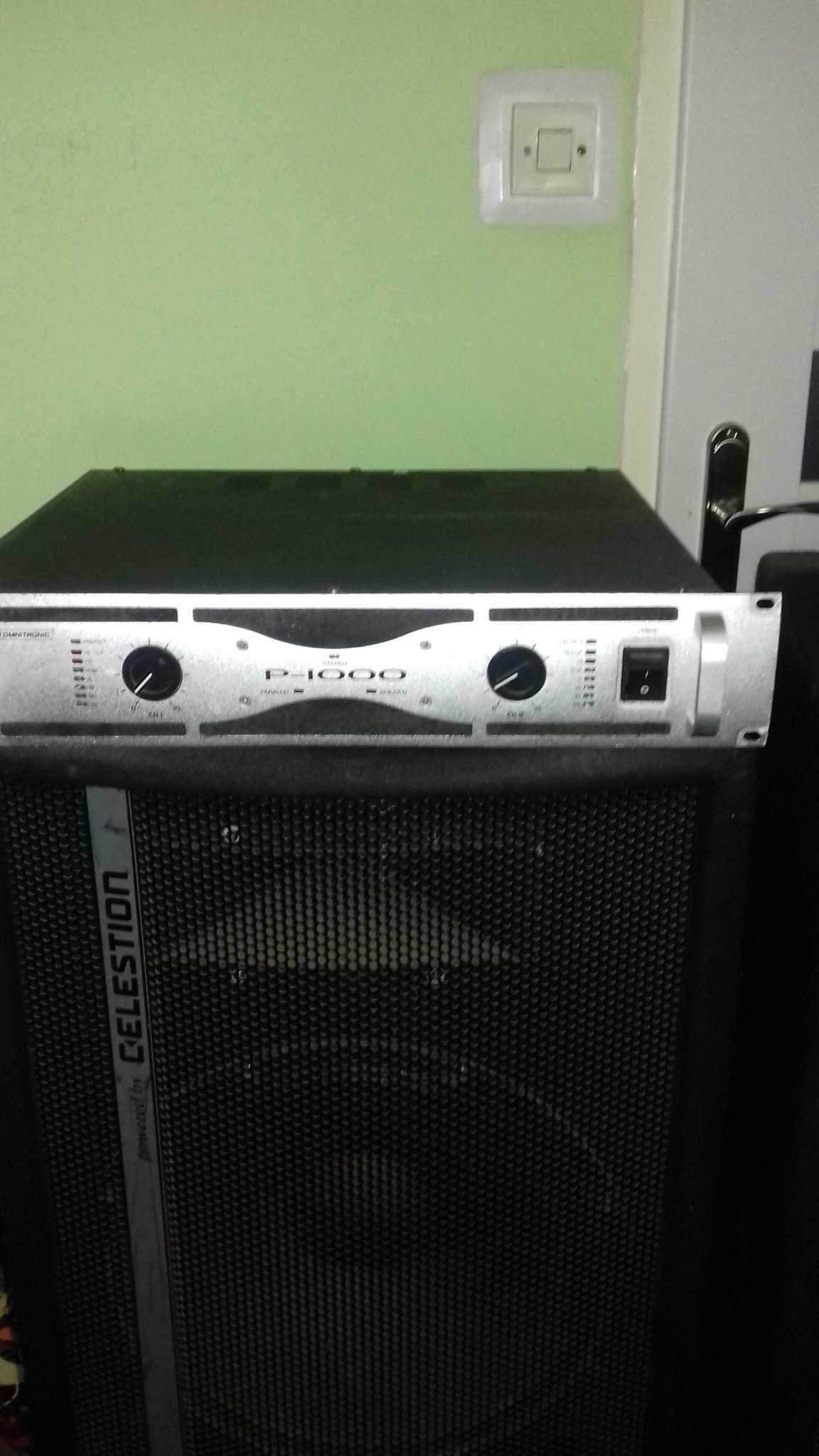 ZESTAW KOLUMN PASYWNYCH 2X500W + końcówka mocy P-1000 2x500W