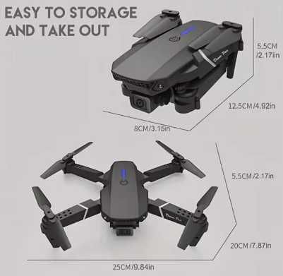 Дрон E88Pro Радиоуправляемый HD-камерой 1080