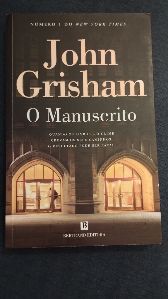 O Manuscrito de John Grisham - Portes grátis
