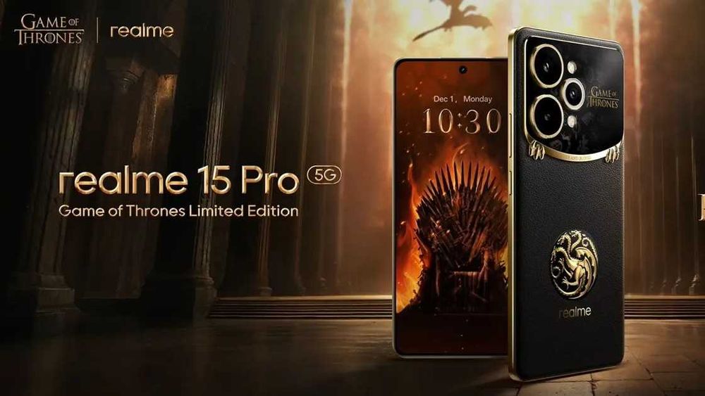 Realme 15 Pro Versão Especial Game of Thrones 12GB/512GB!