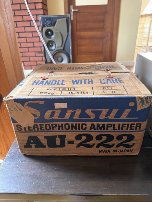 SANSUI AU-222 Made in Japan 1967r  „Ojciec”