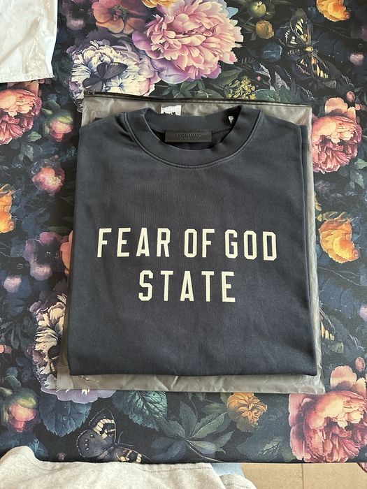 Fear of God Essentials Heavy Crewneck Tee 'Black' (FW24)