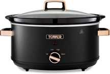 Wolnowar Tower T16043BLK 300W 6,5 L, z 3 ustawieniami ciepła, uchwyty