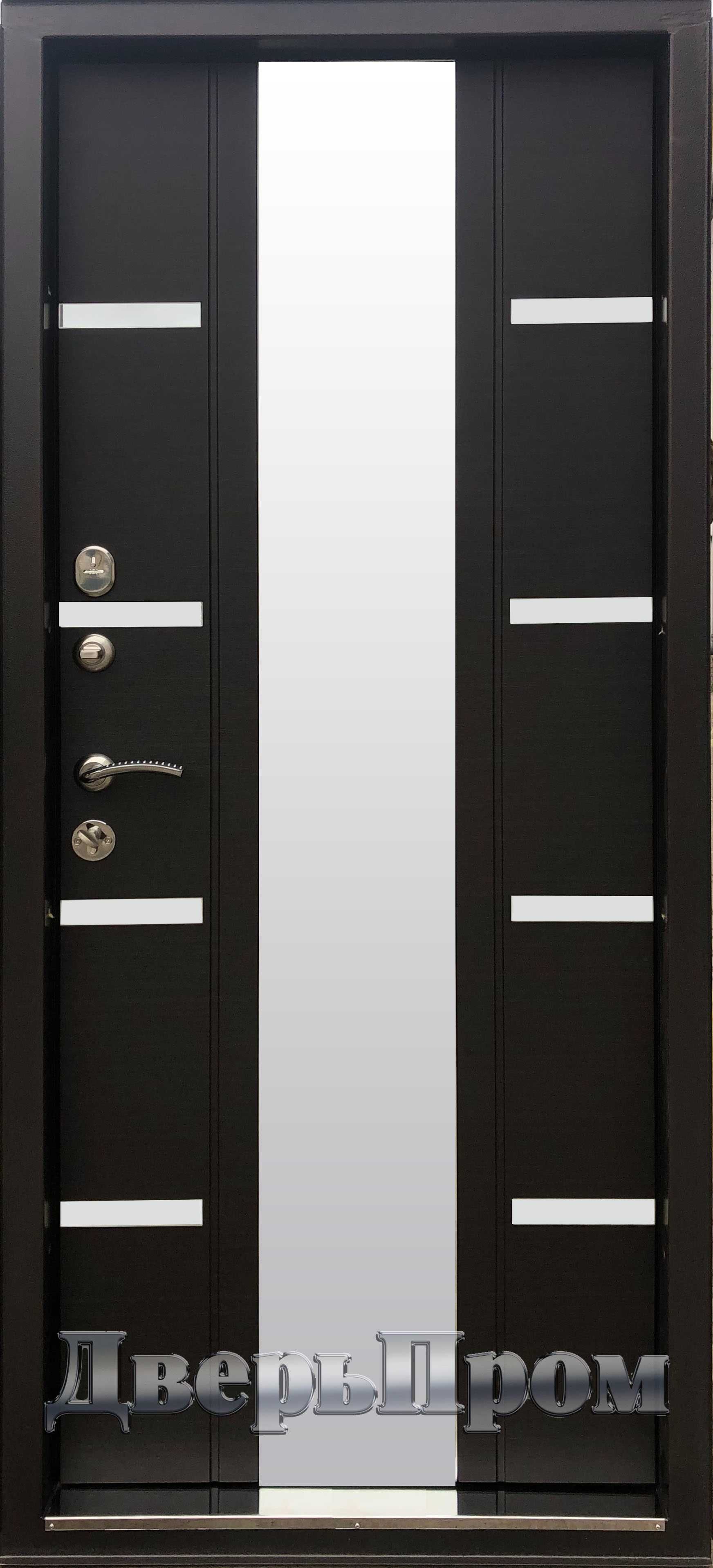 Трёхконтурные входные металлические двери "ДверьПром"