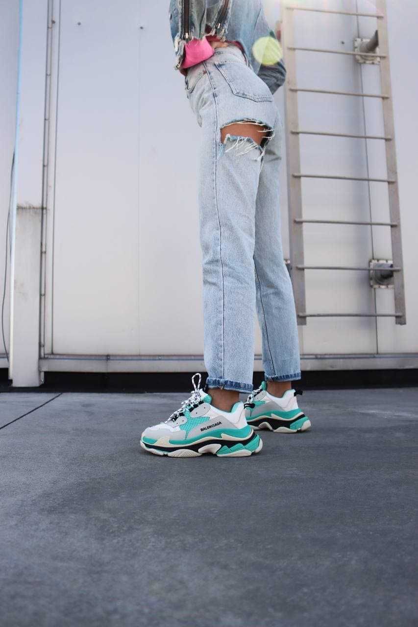 Balenciaga Triple S Mint Grey