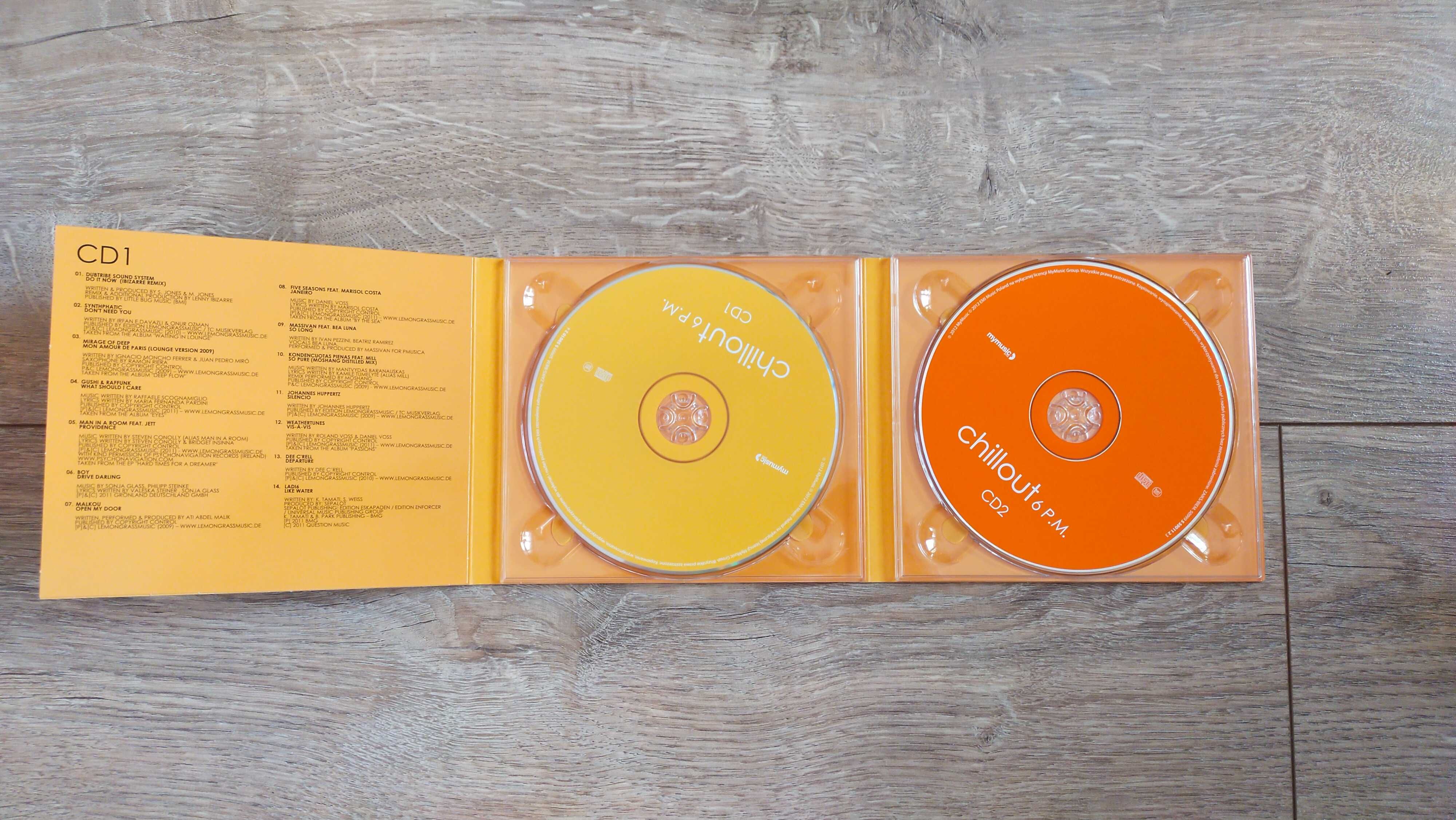 Chillout 6 P.M. - 2 CD CHILLI ZET Klimatycznie Top