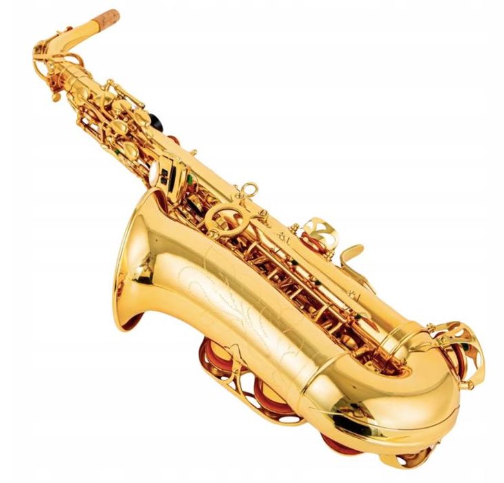 Saksofon altowy mosiężny saxofon ZESTAW + dodatki
