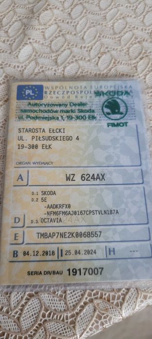 Skoda octavia 3 1.0 tsi 115 koni rok 2018