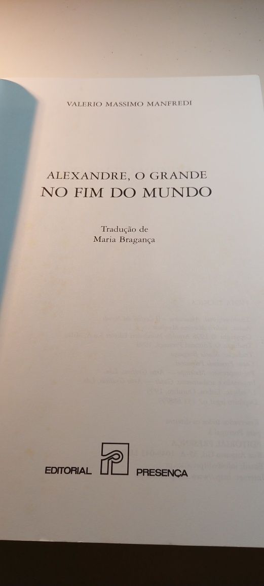Alexandre, O Grande - Valerio Massimo Manfredi (Volumes I, II e III)