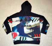 ADIDAS Originals piękna bluza z kapturem 3 Stripes roz M 38