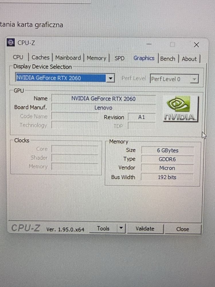Laptop Gamingowy Lenovo Legion RTX 2060 Ryzen 16gb ram