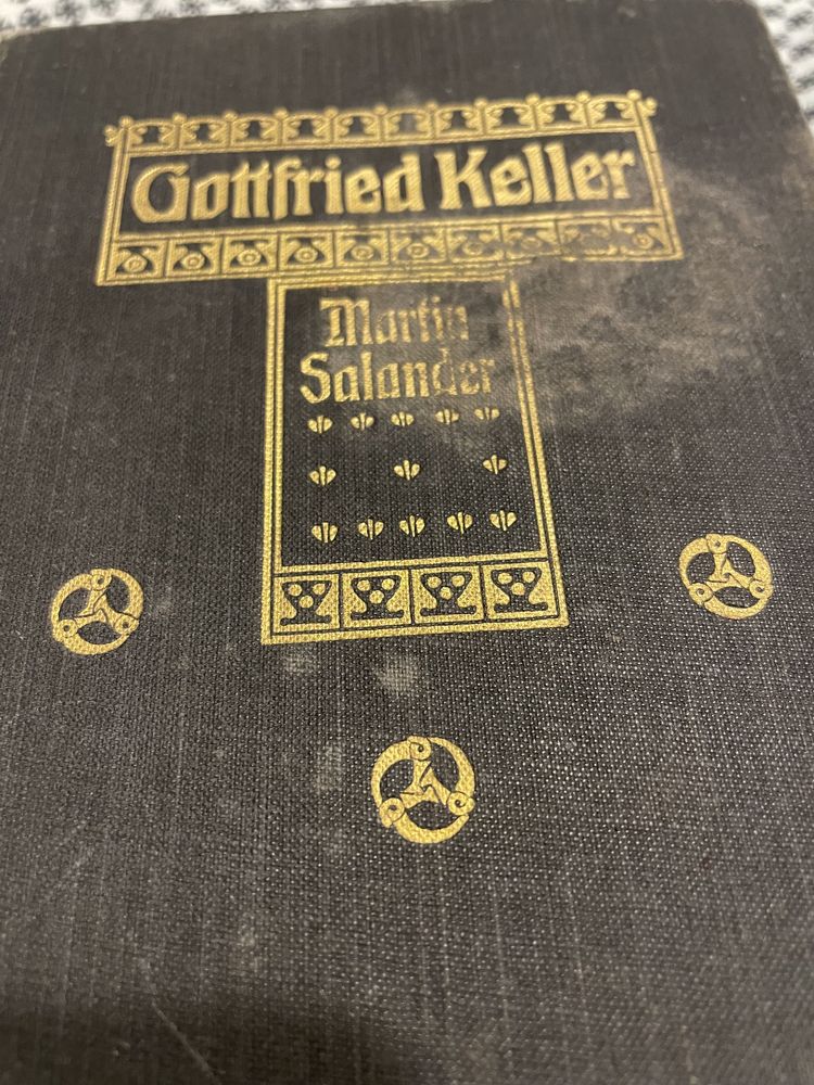 G. Keller „Martin Salander” kolekcja gotyk stare wydanie 1914 r