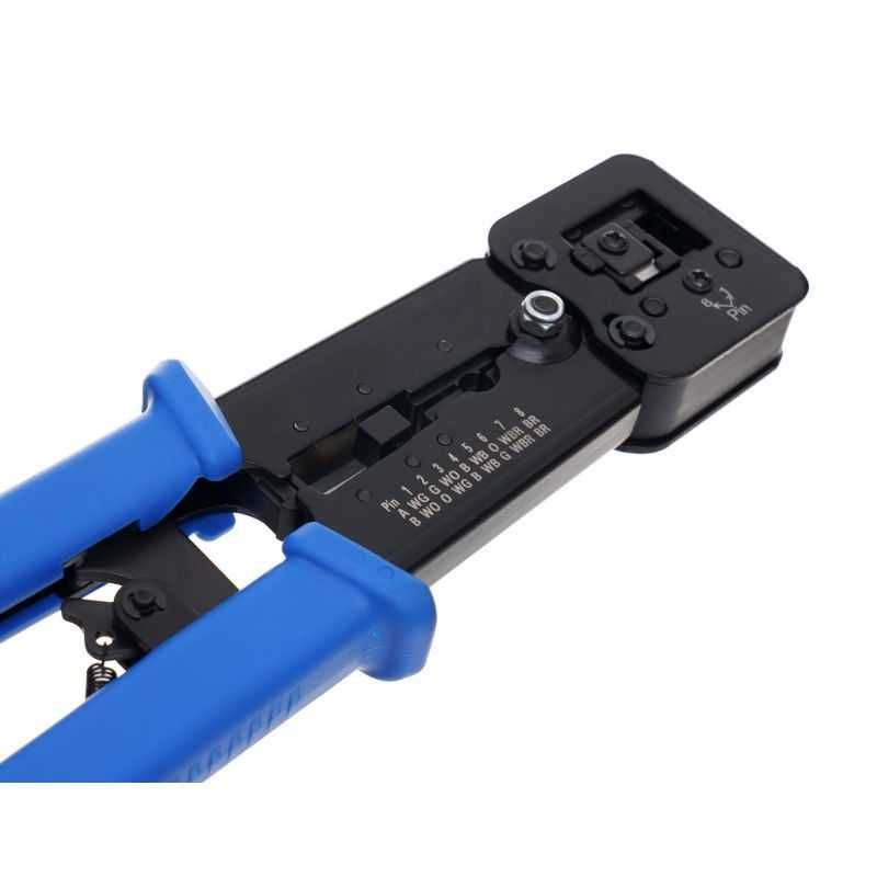 KRAFT&DELE Zaciskarka Przelotowych Wtyków Modularnych Rj45