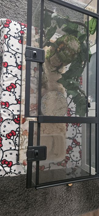 Terrarium 75x30x35cm + dodatki!