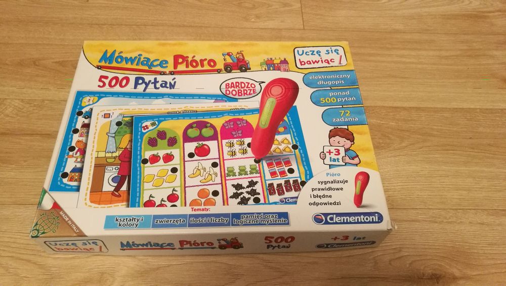 Gra Mówiące Pióro 500 pytań Clementoni