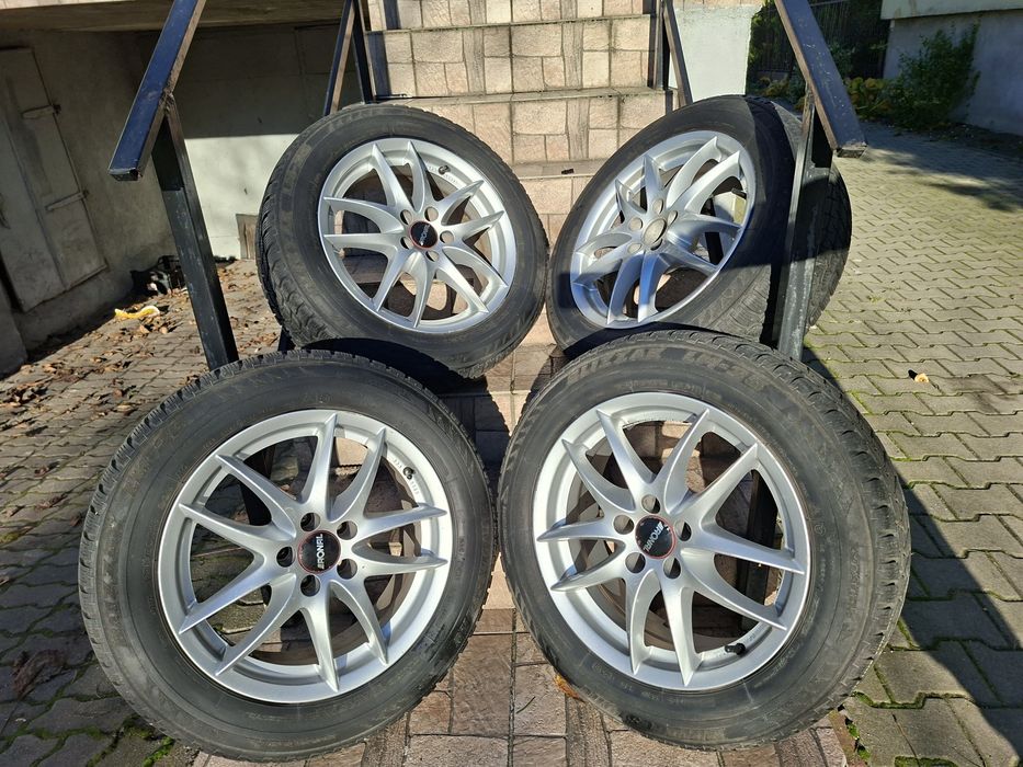 5x100 Koła zimowe 195/60 R16 Felgi Skoda Audi A3 Seat Toyota Prius VW